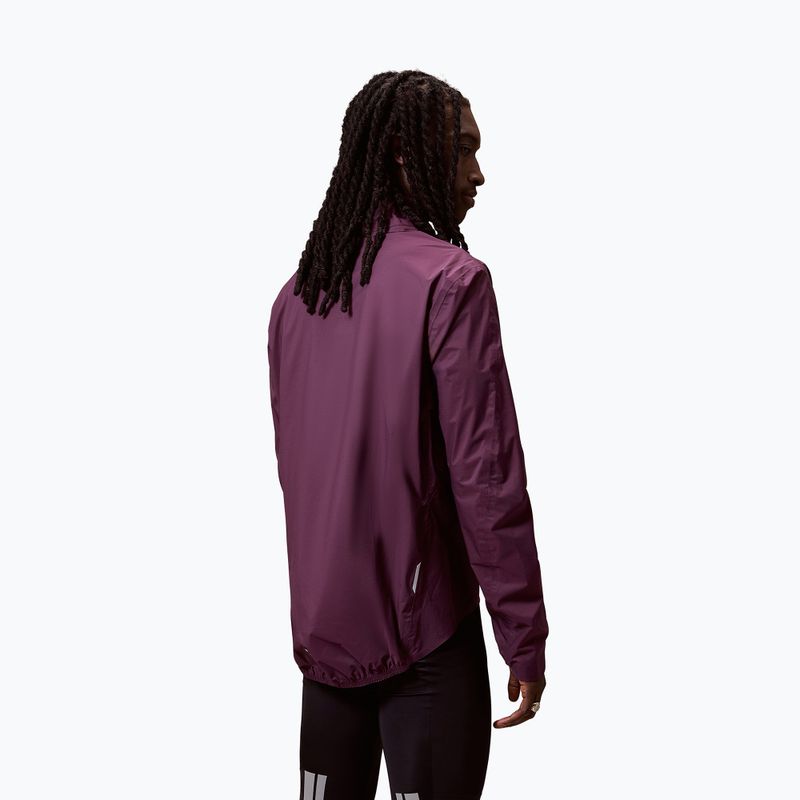 Men's cycling jacket Endura Alltrack Race Cape black cherry 3