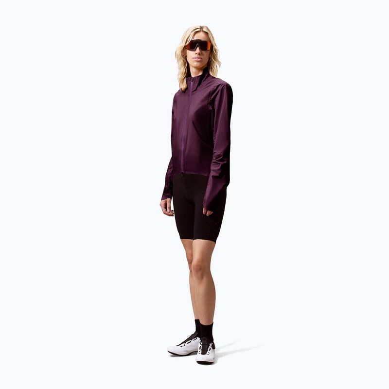Women's cycling jacket Endura Alltrack Race Cape black cherry 2