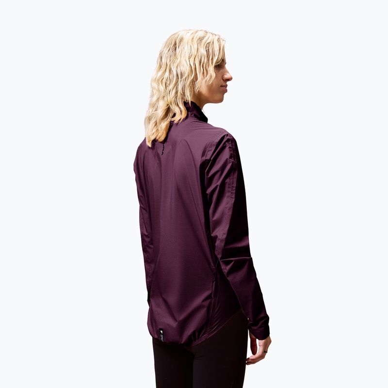 Women's cycling jacket Endura Alltrack Race Cape black cherry 3
