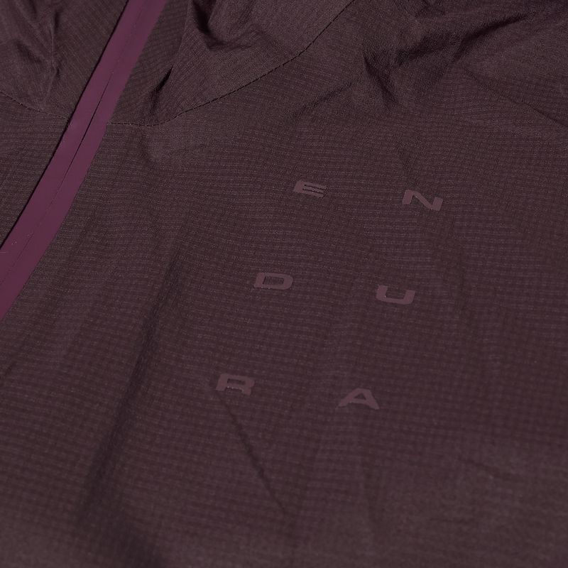 Women's cycling jacket Endura Alltrack Race Cape black cherry 10