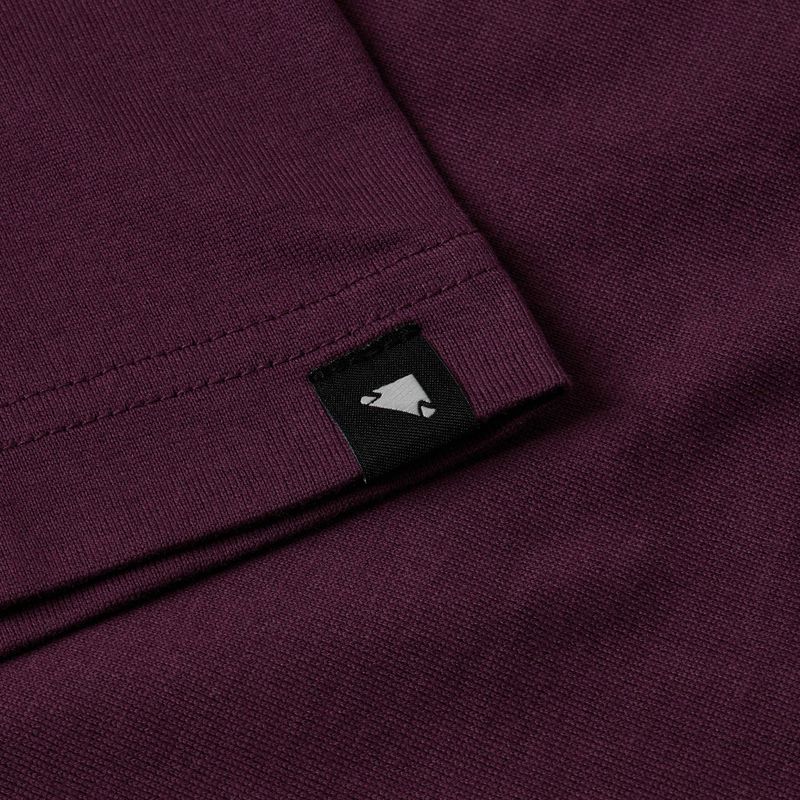 Cycling shirt Endura Stacked Logo Graphic Tee black cherry 5