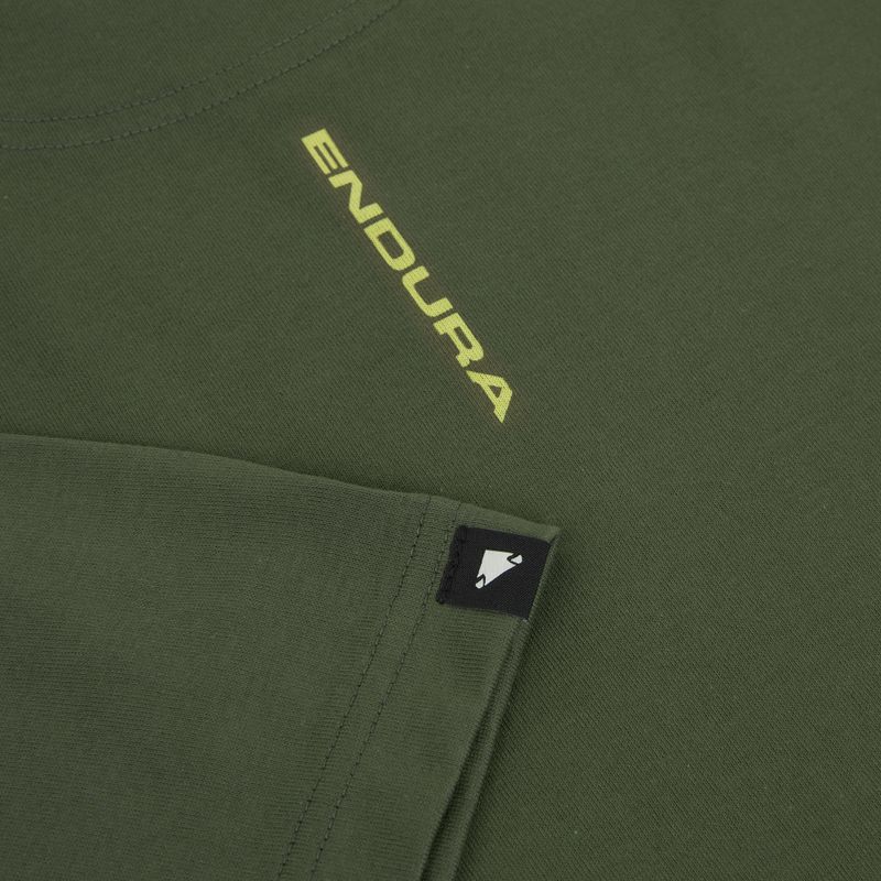 Cycling shirt Endura Icon Logo Graphic Tee olive-green 4