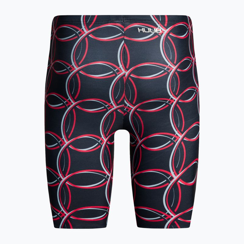 Men's HUUB Brownlee Jammer Swimwear Alistair black and red JAMMERALI 2