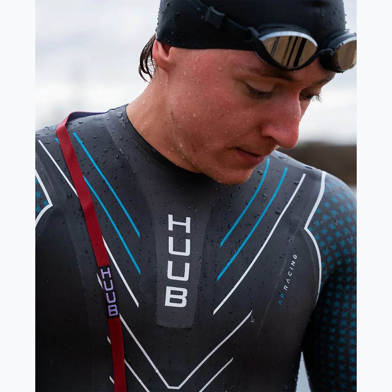 HUUB Men's Triathlon wetsuit Pinnacle NB black/blue 5