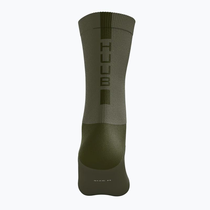 HUUB Jason Kenny Cycling Socks olive 2