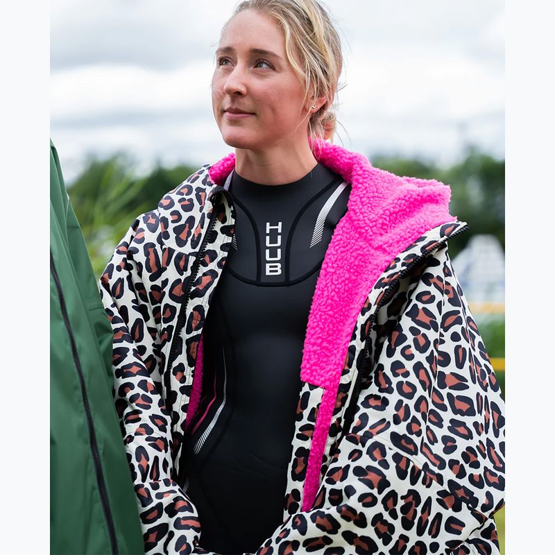 HUUB bathrobe Changing Robe leopard pink 3