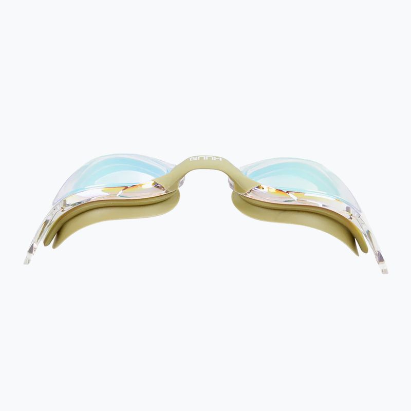 HUUB Thomas Lurz sage/clear gold mirror swimming goggles 3
