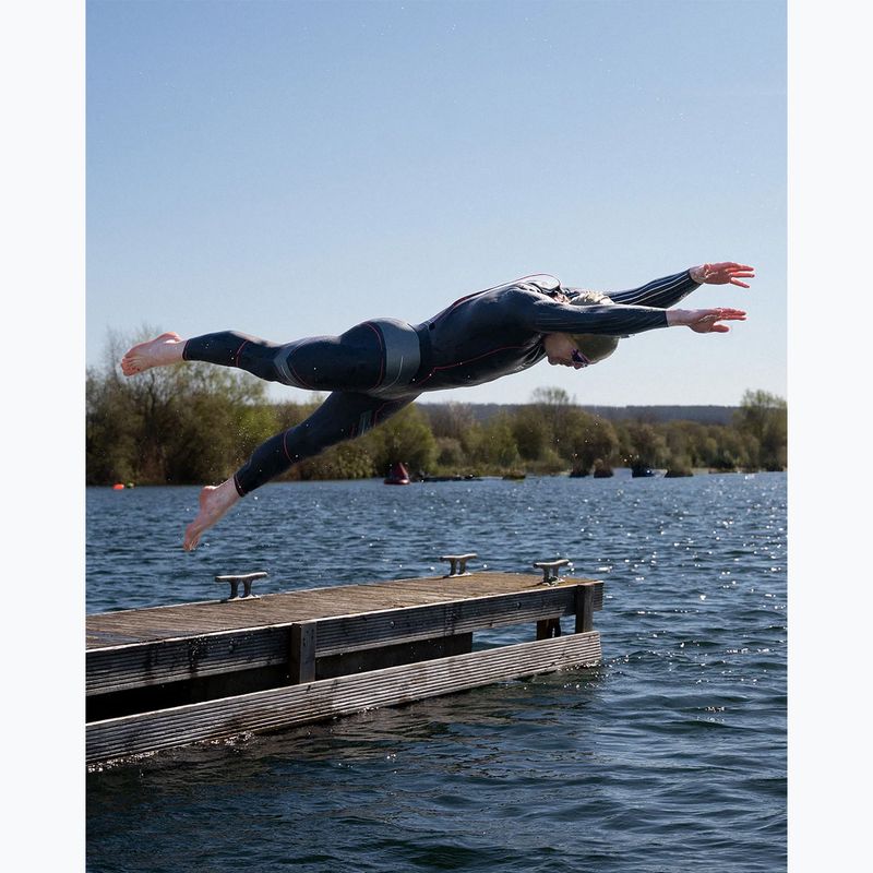 Men's triathlon wetsuit HUUB Aegis XV 3:5 black/red 6