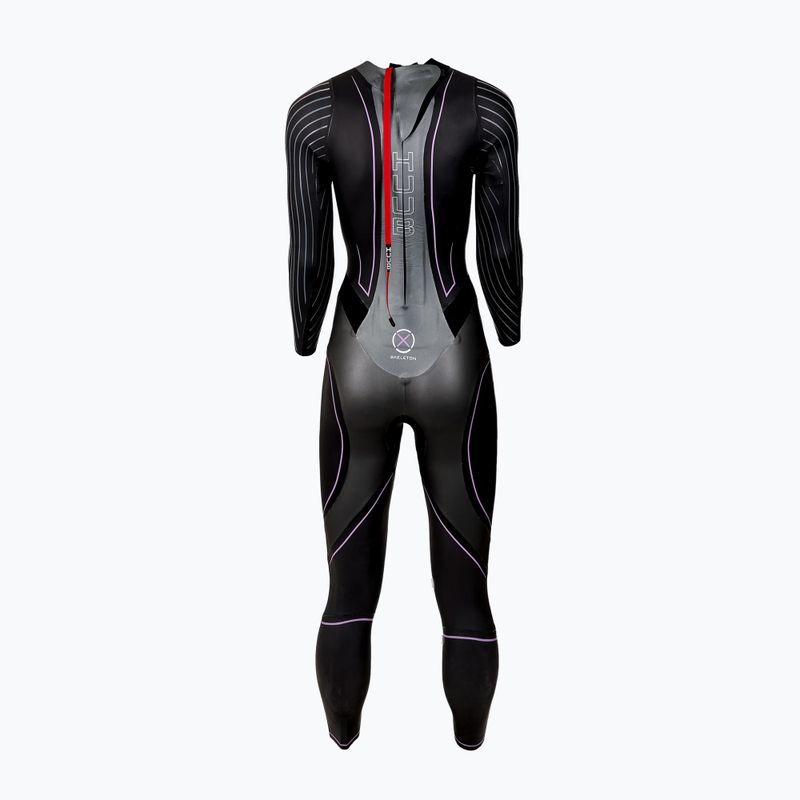 Women's triathlon wetsuit HUUB Aegis XV 3:3 black/silver 2