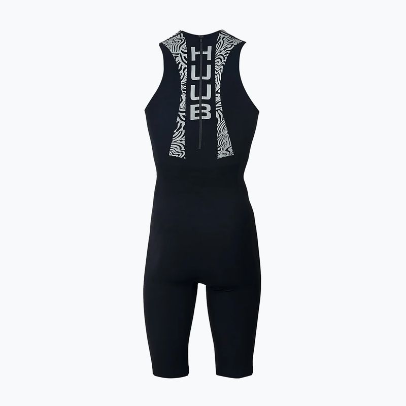 Men's triathlon suit HUUB Swimskin black/silver 2