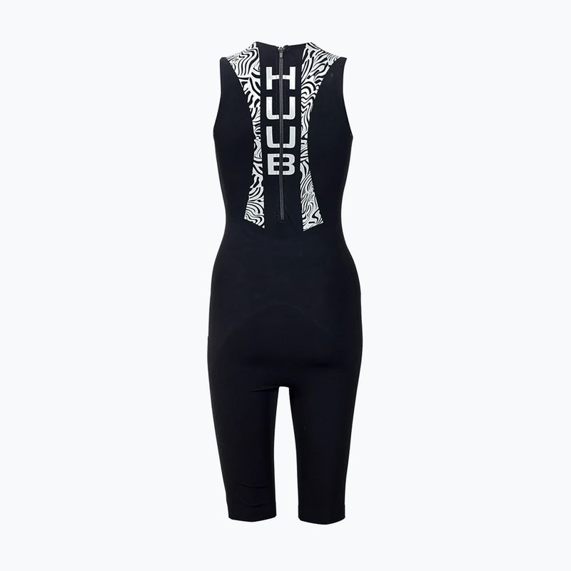 Women's triathlon suit HUUB Swimskin black/silver 2