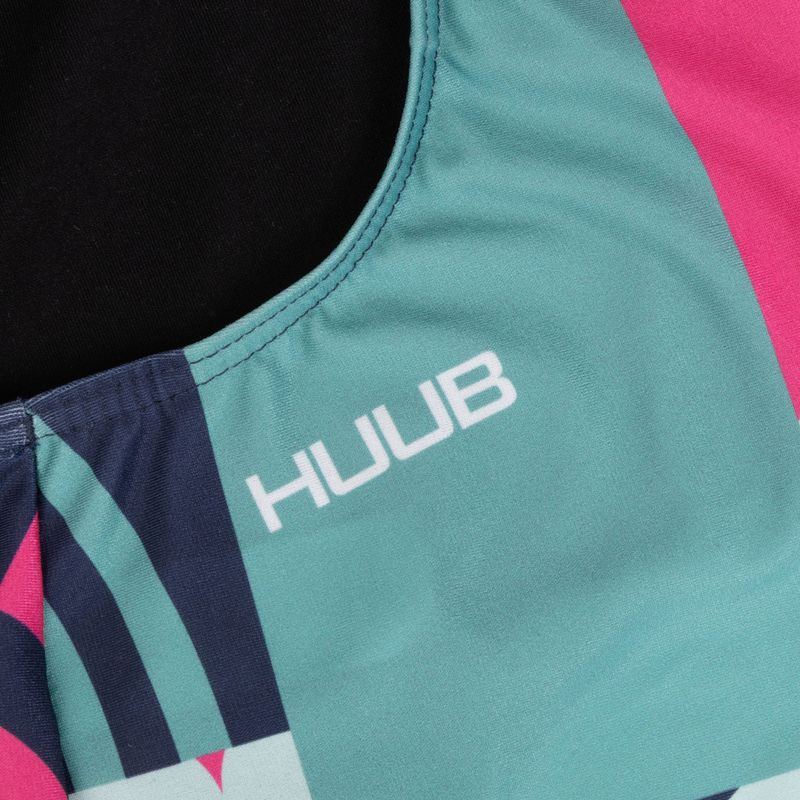 Ladies' one-piece swimsuit HUUB Her Spirit Bands navy/multi 4