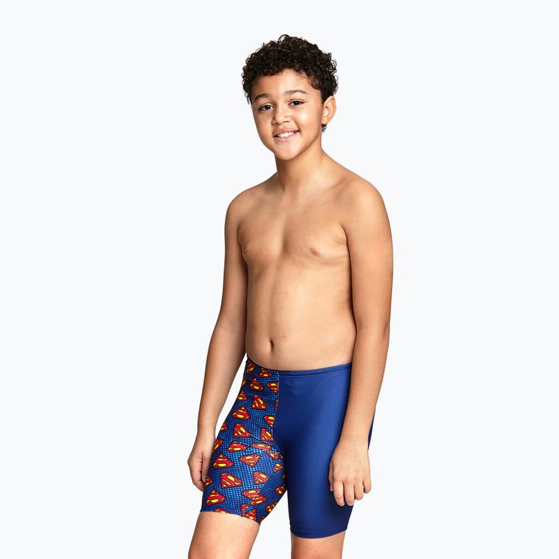 Zoggs Superman Mid navy children's swim jammers 7