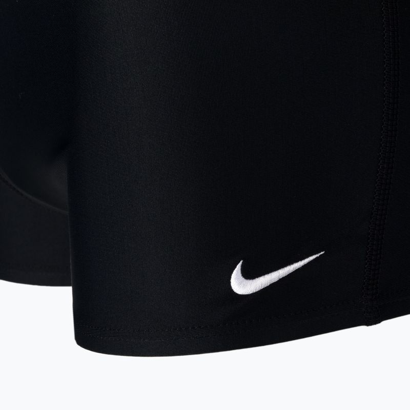 Men's Nike Solid Square Leg swim boxers black NESS8111-001 3
