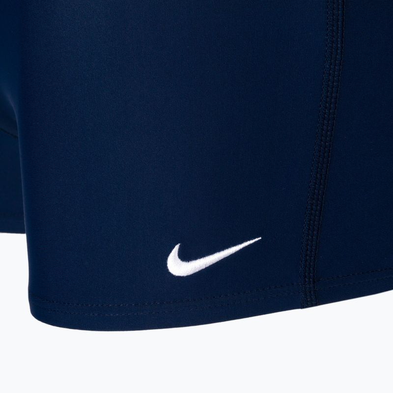 Men's Nike Solid Square Leg swim boxers navy blue NESS8111-440 3