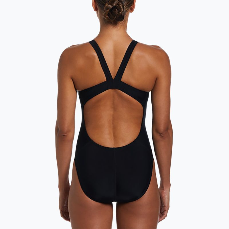 Women's one-piece swimsuit Nike Fastback black 2