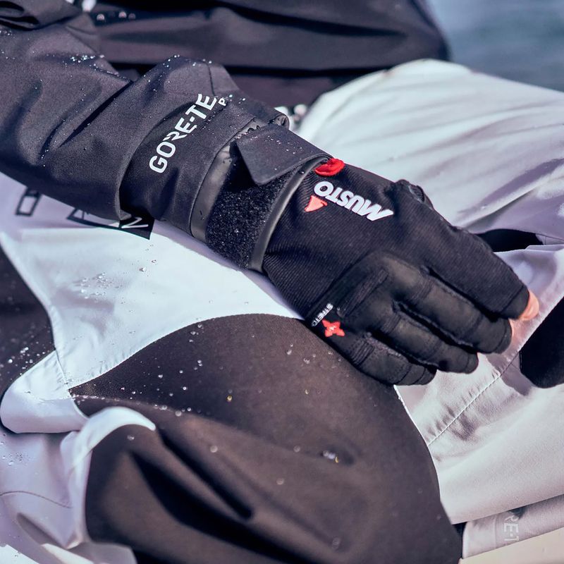 Musto Performance Short Finger sailing gloves black 3