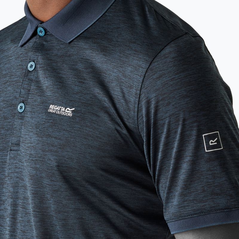 Men's trekking T-shirt REGATTA Polo Remex II navy 4
