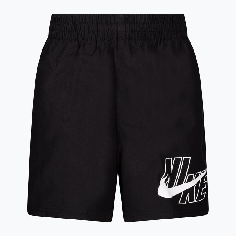 Nike Logo Solid Lap children's swim shorts black NESSA771-001
