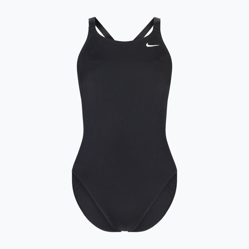 Women's one-piece swimsuit Nike Hydrastrong Solid black NESSA001-001