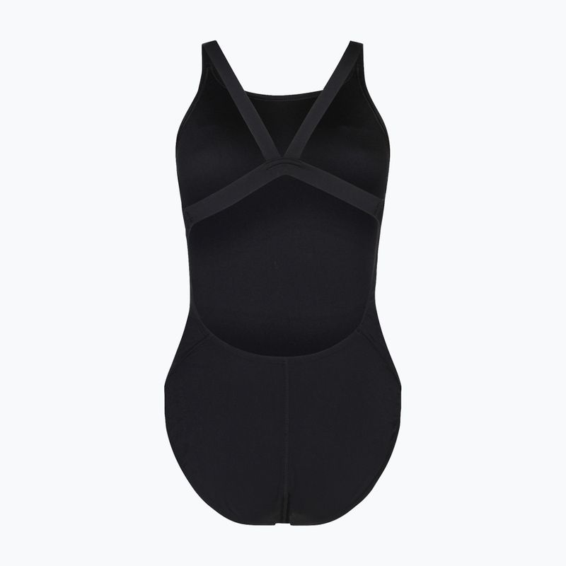 Women's one-piece swimsuit Nike Hydrastrong Solid black NESSA001-001 2