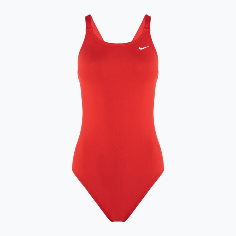 Nike Hydrastrong Solid Fastback women's one-piece swimsuit red NESSA001-614