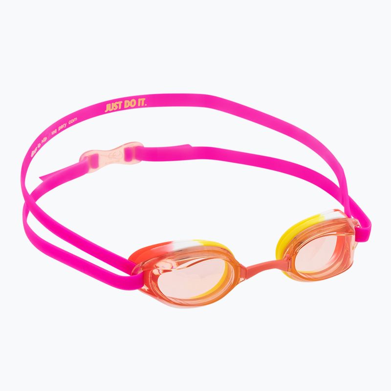 Nike Legacy children's swimming goggles light orange NESSA181-852