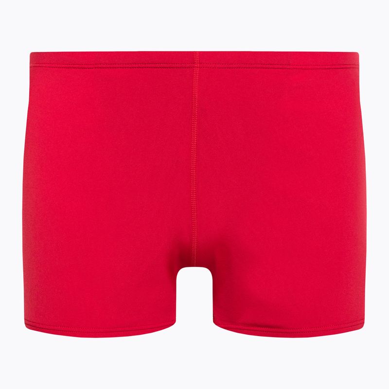 Men's Nike Hydrastrong Solid Square Leg swim boxers red NESSA002-614