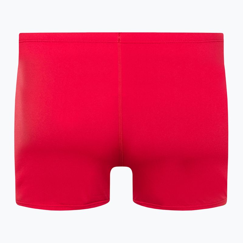 Men's Nike Hydrastrong Solid Square Leg swim boxers red NESSA002-614 2