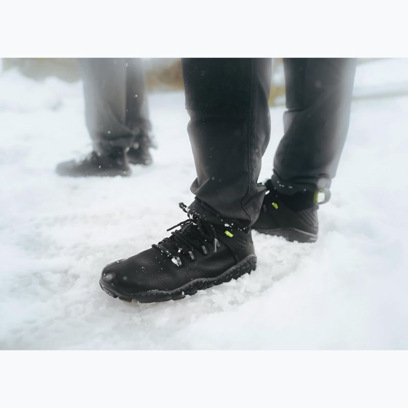 Men's barefoot shoes Vivobarefoot Magna Forest Esc obsidian/lime 9