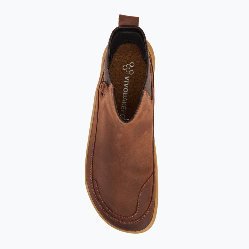 Vivobarefoot women's barefoot shoes Gobi Chelsea cinnamon 5
