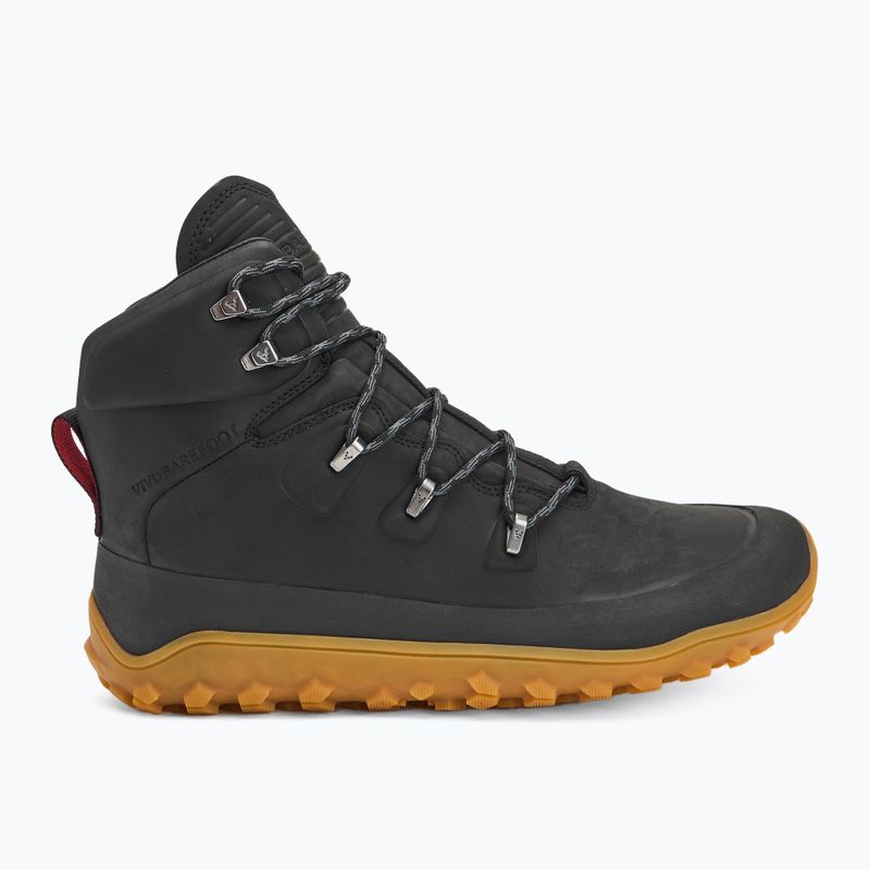 Men's barefoot shoes Vivobarefoot Tracker Leather obsidian 2