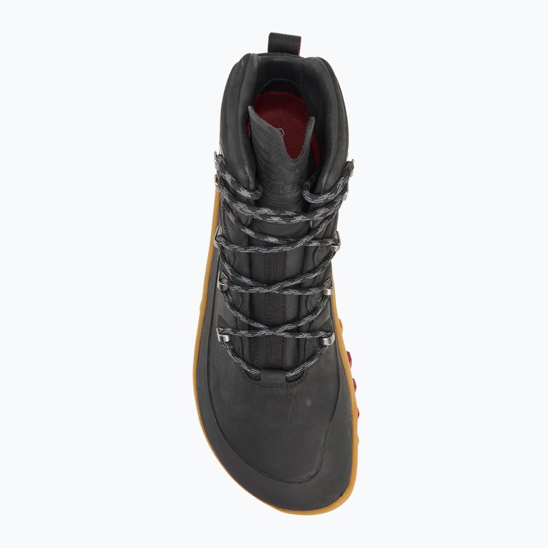 Men's barefoot shoes Vivobarefoot Tracker Leather obsidian 5