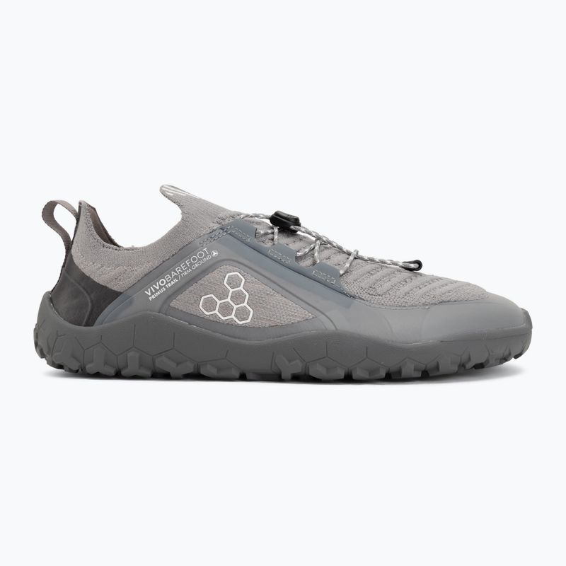 Men's barefoot shoes Vivobarefoot Primus Trail Knit Fg storm cloud 2