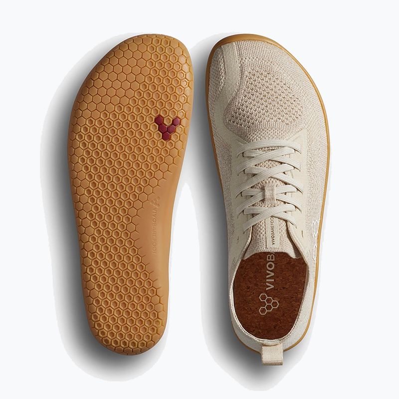 Men's barefoot shoes Vivobarefoot Primus Lite Knit egret 11