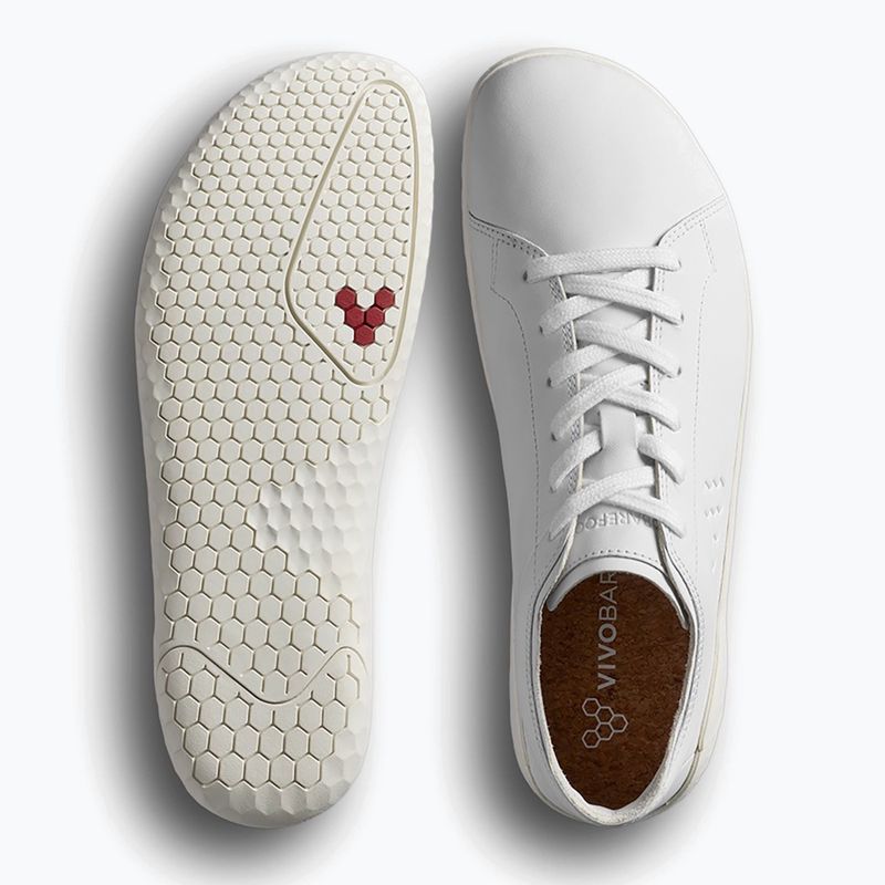Men's barefoot shoes Vivobarefoot Geo Court IV bright white 5
