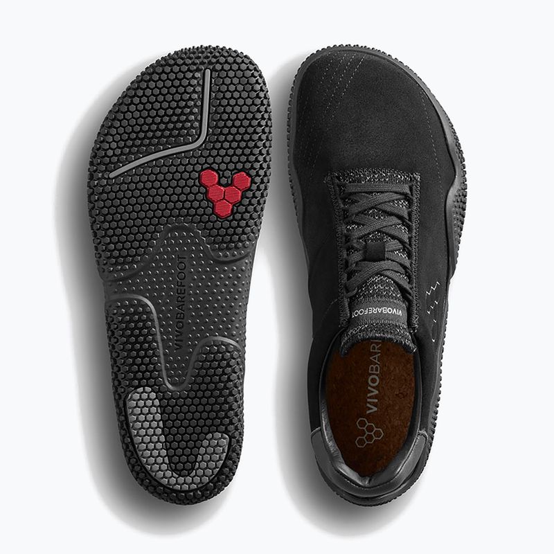 Men's barefoot shoes Vivobarefoot Motus Studio Lth obsidian 5