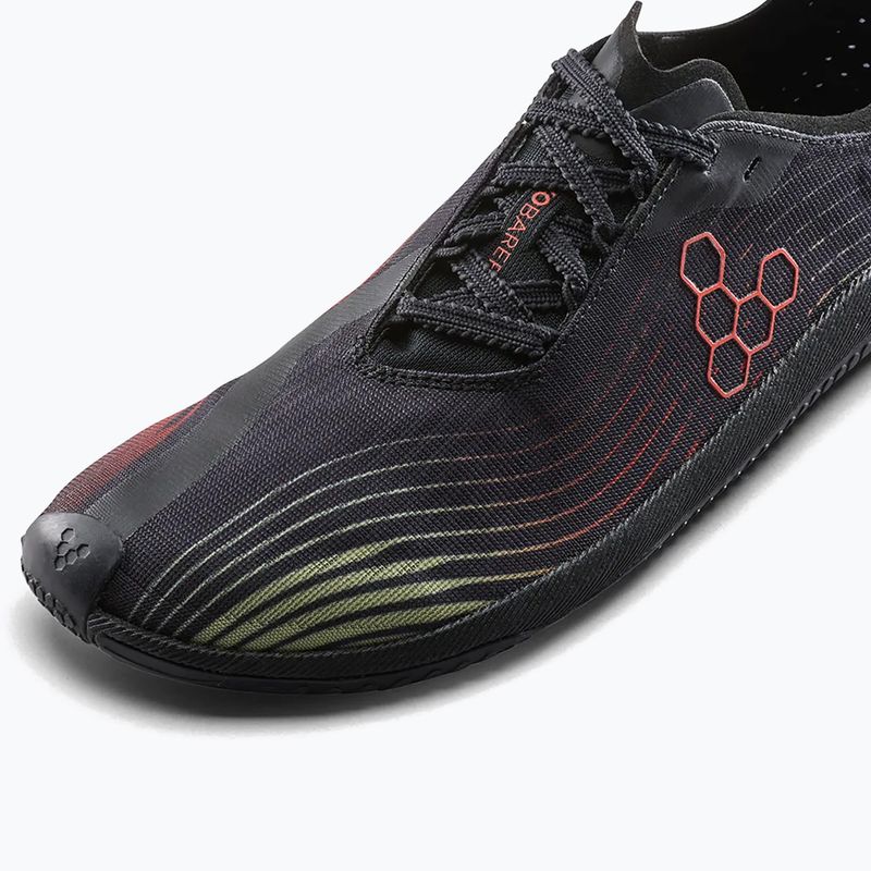 Men's barefoot shoes Vivobarefoot Primus Flow obsidian/cherry tomato 6