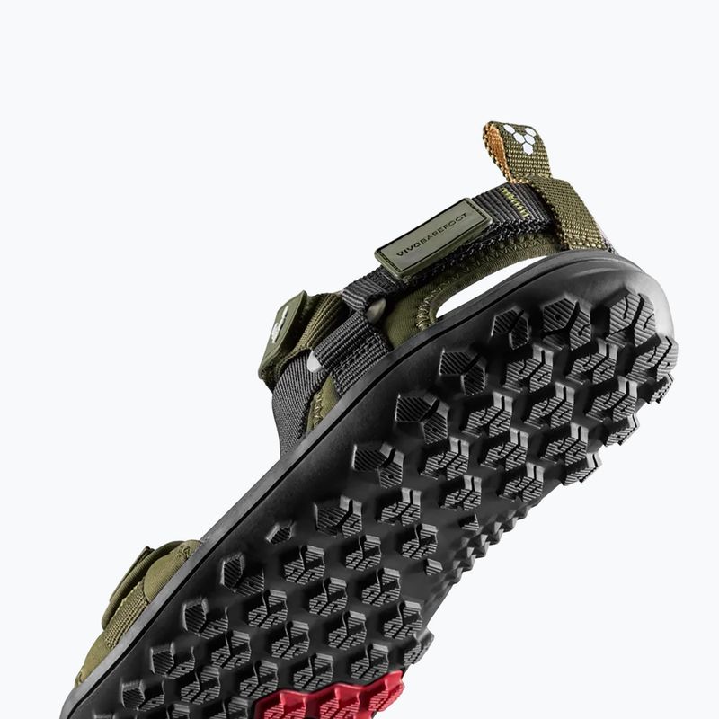 Women's barefoot sandals Vivobarefoot Tracker Ora dark olive 7