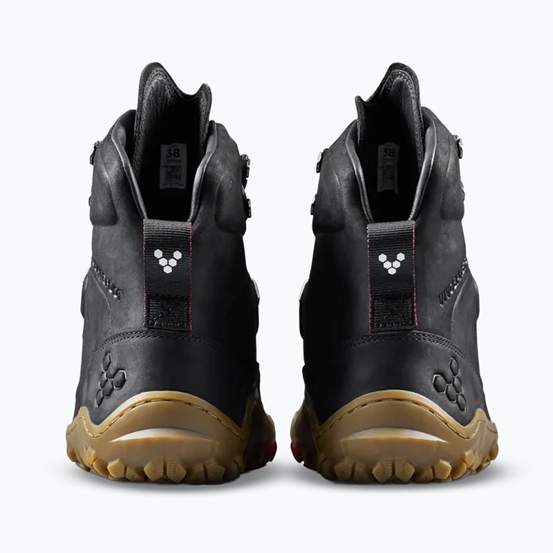 Men's barefoot shoes Vivobarefoot Tracker Leather obsidian 4