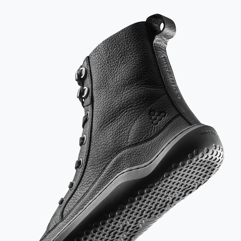 Men's barefoot shoes Vivobarefoot Gobi Boot obsidian 5