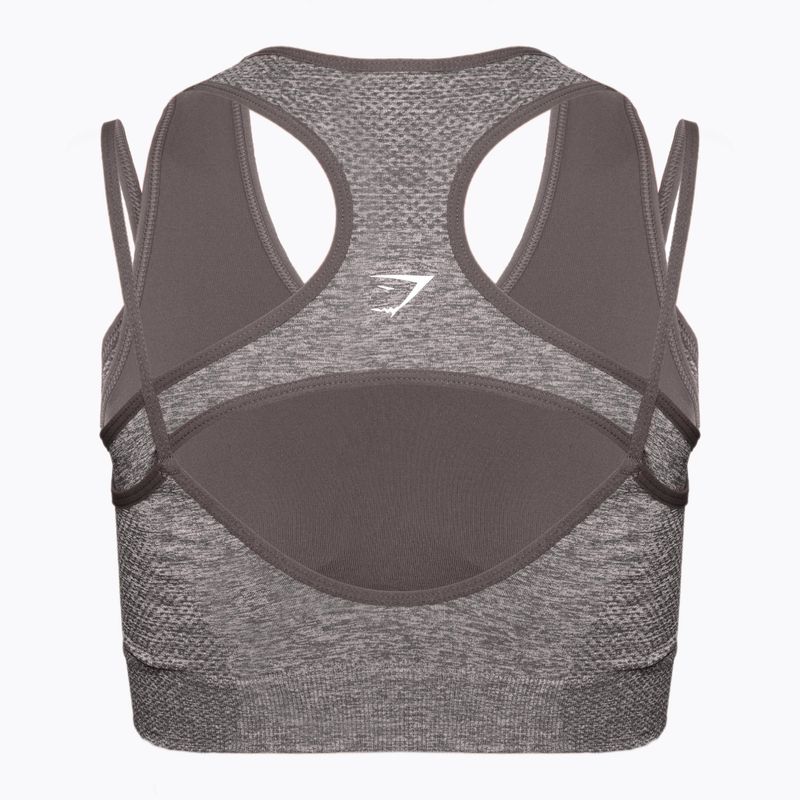 Gymshark Vital Rise Sports grey training bra 2