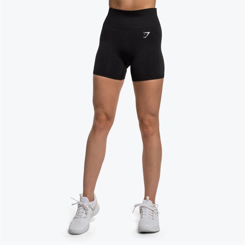 Women's training shorts Gymshark Vital Seamless black marl