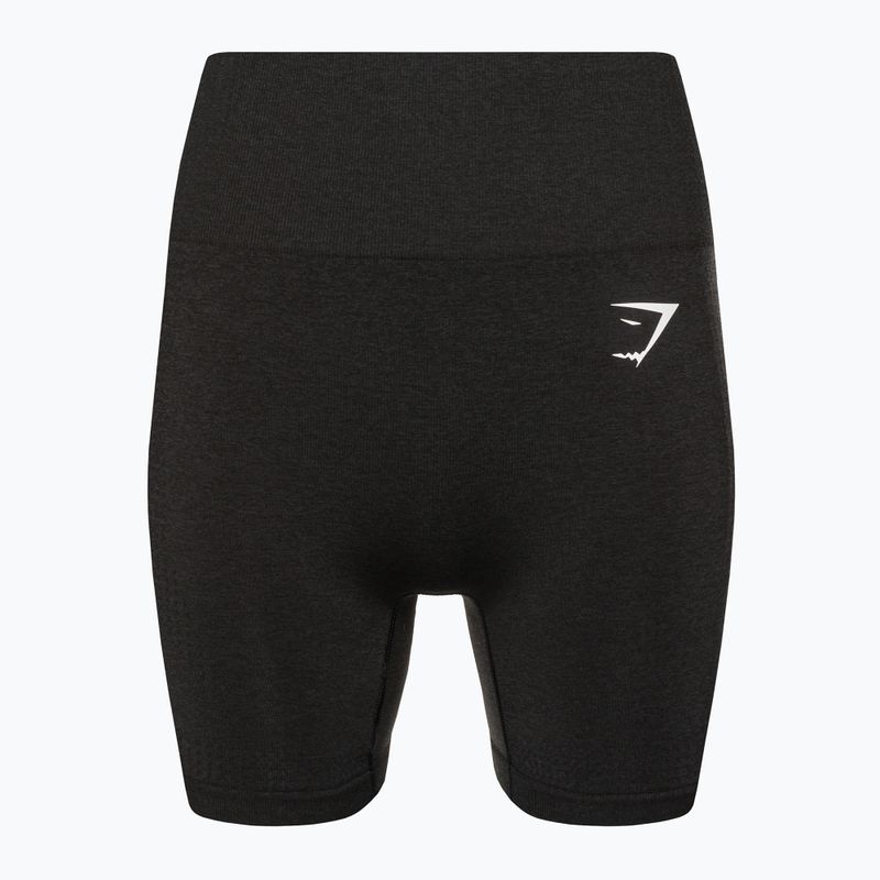 Women's training shorts Gymshark Vital Seamless black marl 5