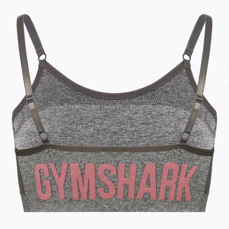 Gymshark Flex Strappy Sports training bra marl / pink 2