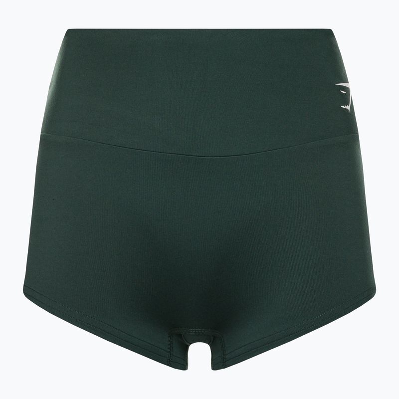 Women's training shorts Gymshark Training Quad obsidian green 5