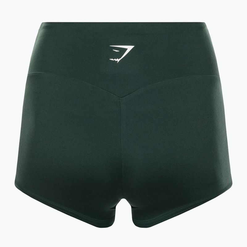 Women's training shorts Gymshark Training Quad obsidian green 6