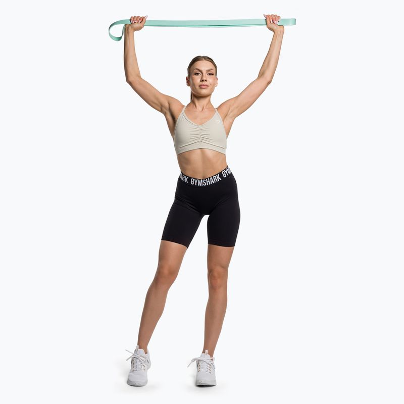 Gymshark Ruched Training Sports fitness bra grey 2