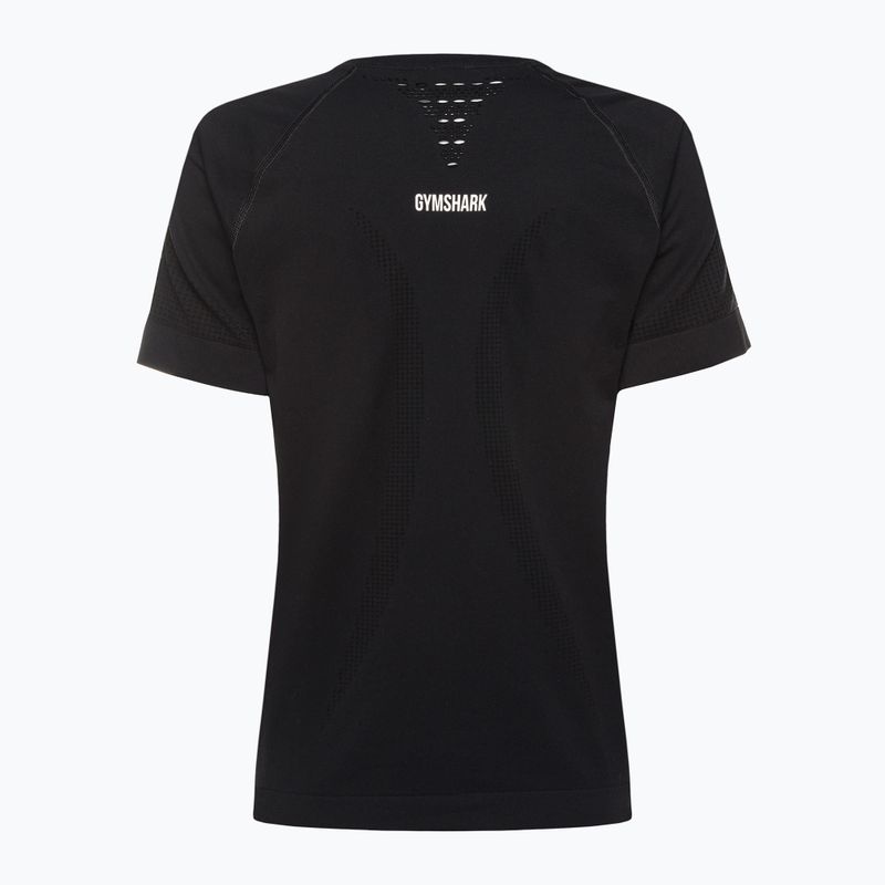 Women's training t-shirt Gymshark Energy Seamless black 6