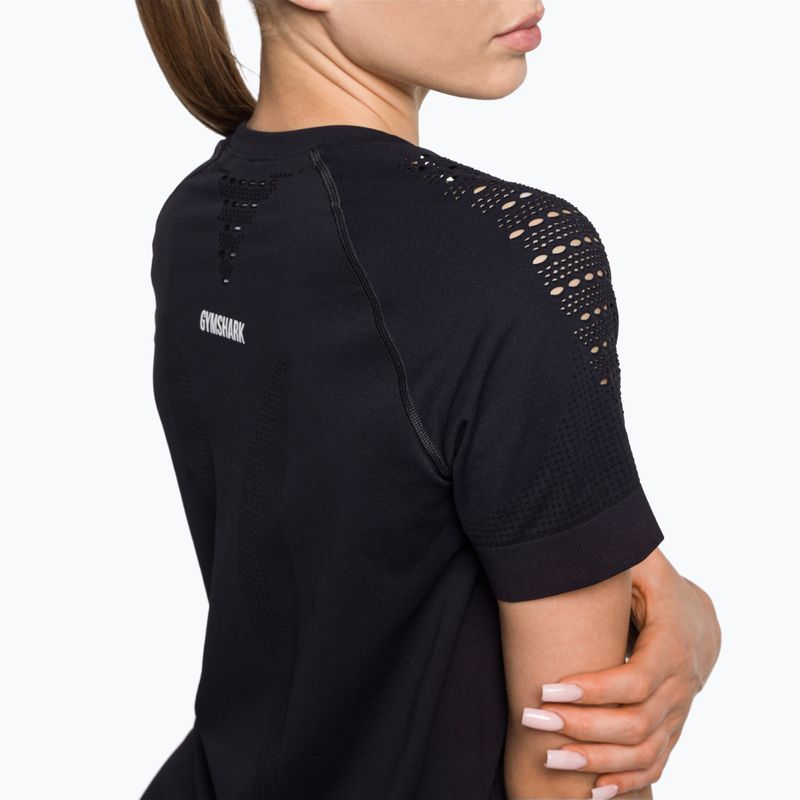 Women's training t-shirt Gymshark Energy Seamless black 4